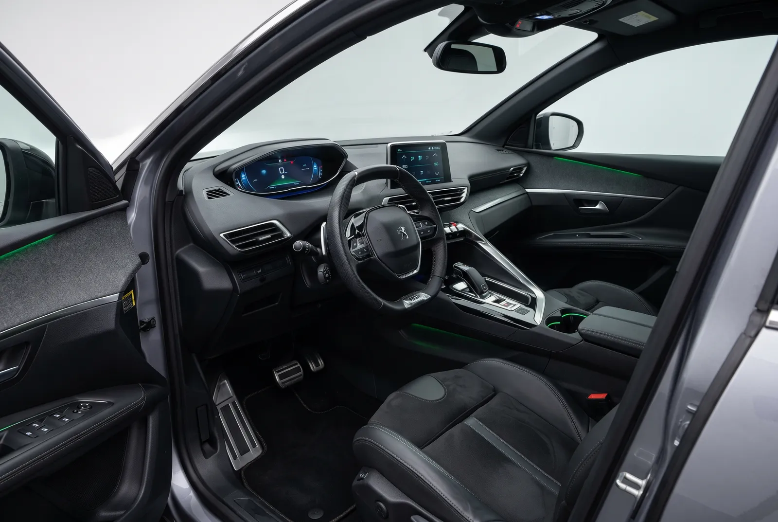 Interieur van een Peugeot